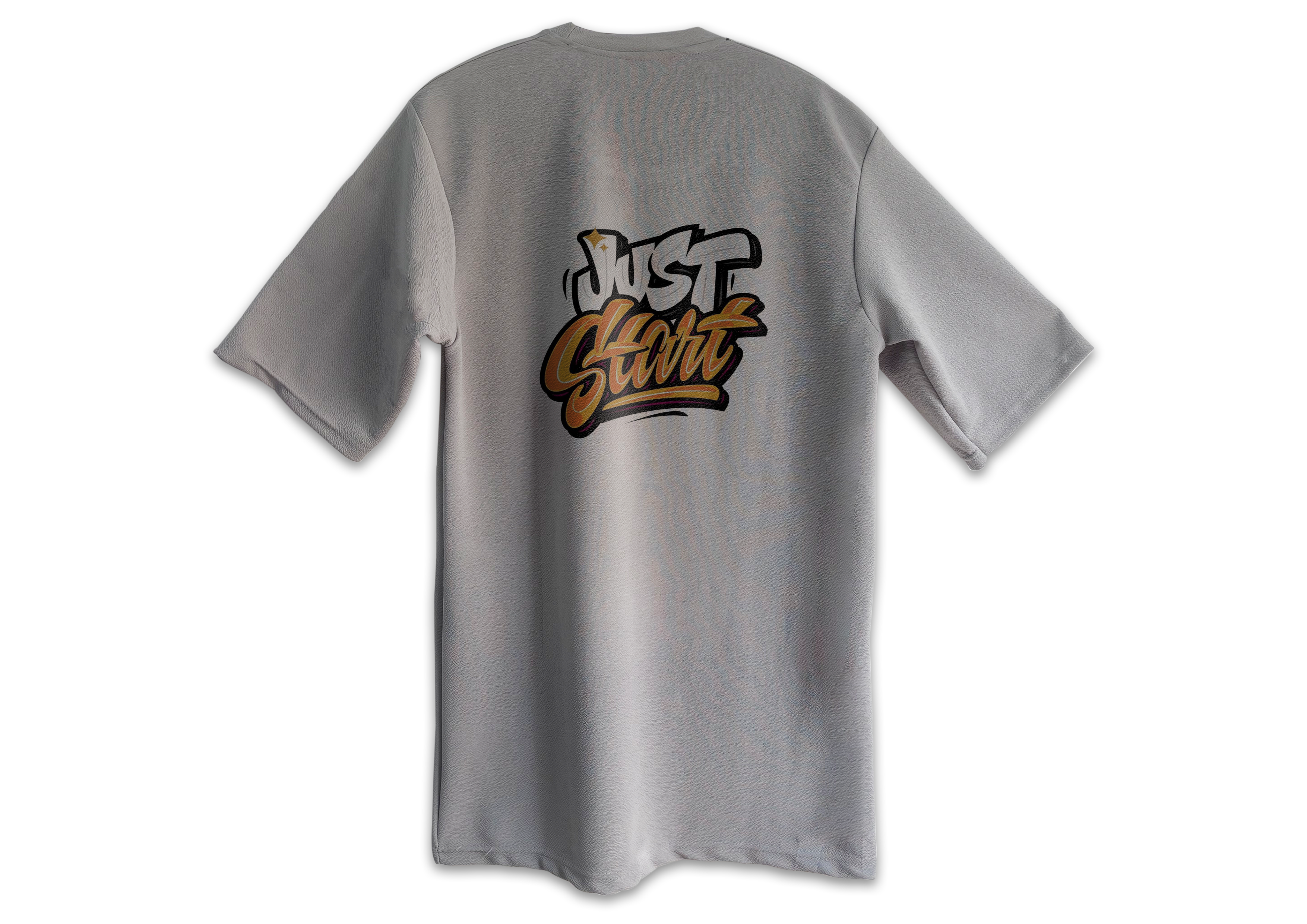 Just Start Men's Self Motivate Oversize T-shirt - Trisholic