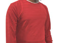 Bold Red Textured Full Sleeve T-Shirt for Men – Trisholic