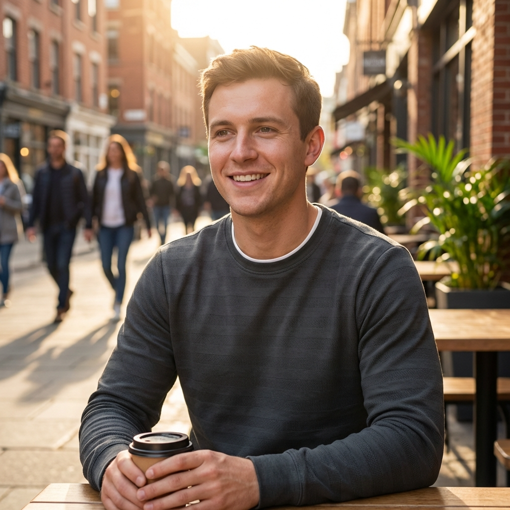 Matte Gray Premium and Stylish Full Sleeve T-Shirt for men - Trisholic